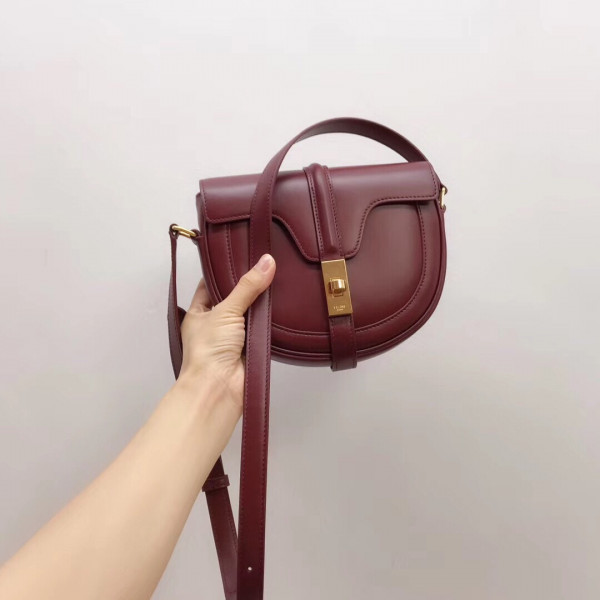 Ce**e small besace 16 bag in satinated calfskin