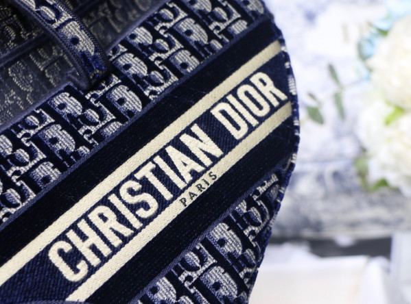 D*or saddle bag in velvet