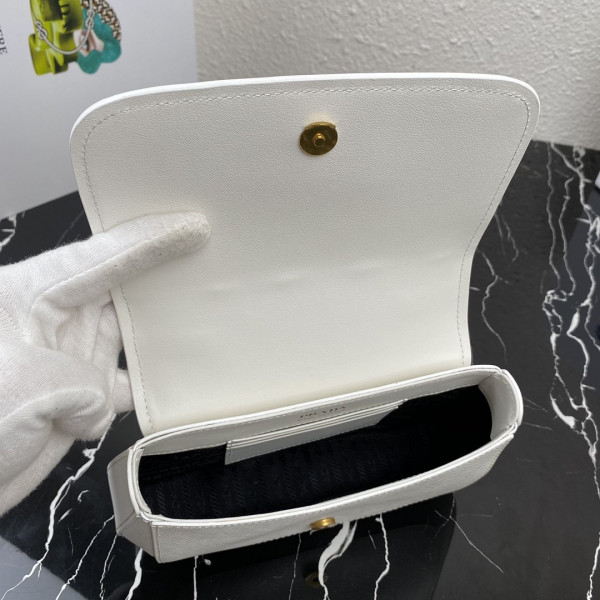 Pra*a saffiano leather