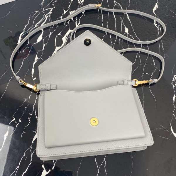 Pra*a saffiano leather mini-bag