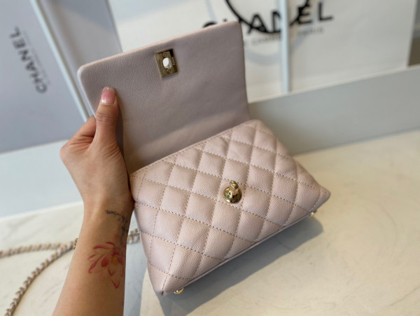 CL MINI FLAP BAG WITH TOP HANDLE