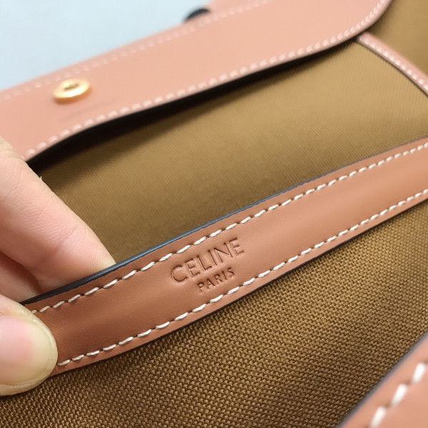 Ce**e medium cabas in triomphe canvas-32-18-31cm