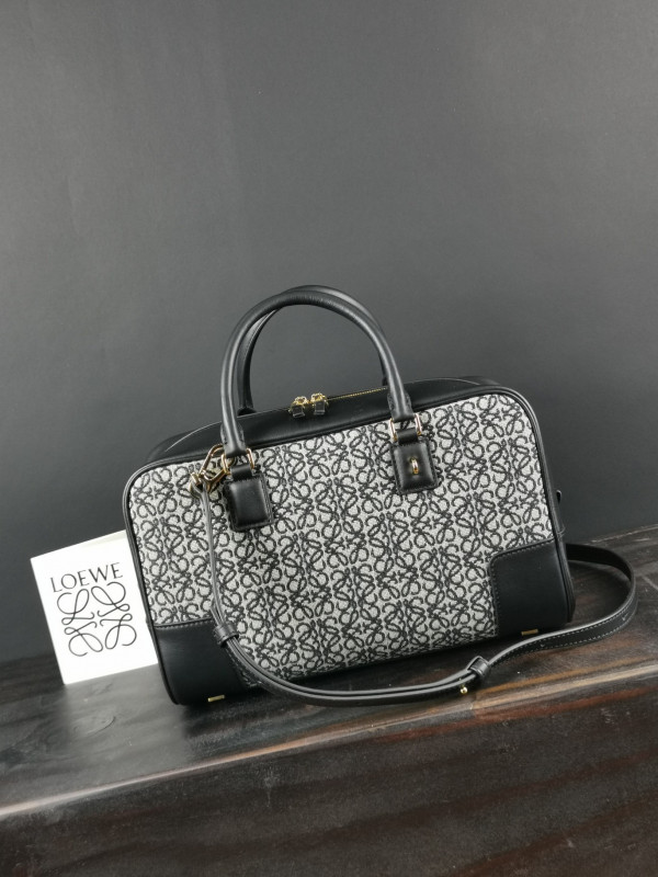 LOEWE Amazona 19/28 bag in jacquard and calfskin