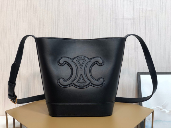 Ce**e small bucket cuir triomphe