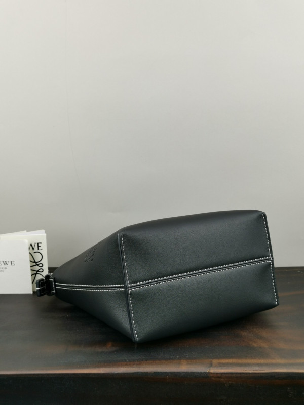 LOEWE small Cubi bag in Anagram jacquard and calfskin