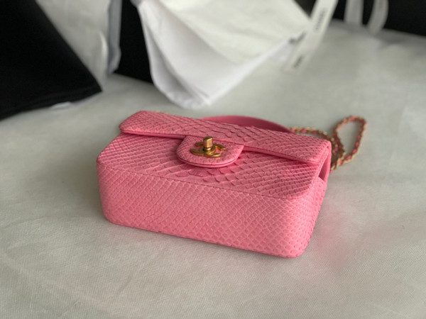 CL MINI FLAP BAG WITH TOP HANDLE
