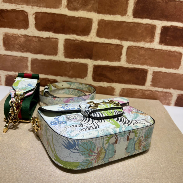 G*u*i tiger horsebit 1955 mini bag