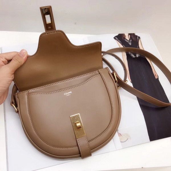 Ce**e small besace 16 bag in satinated calfskin
