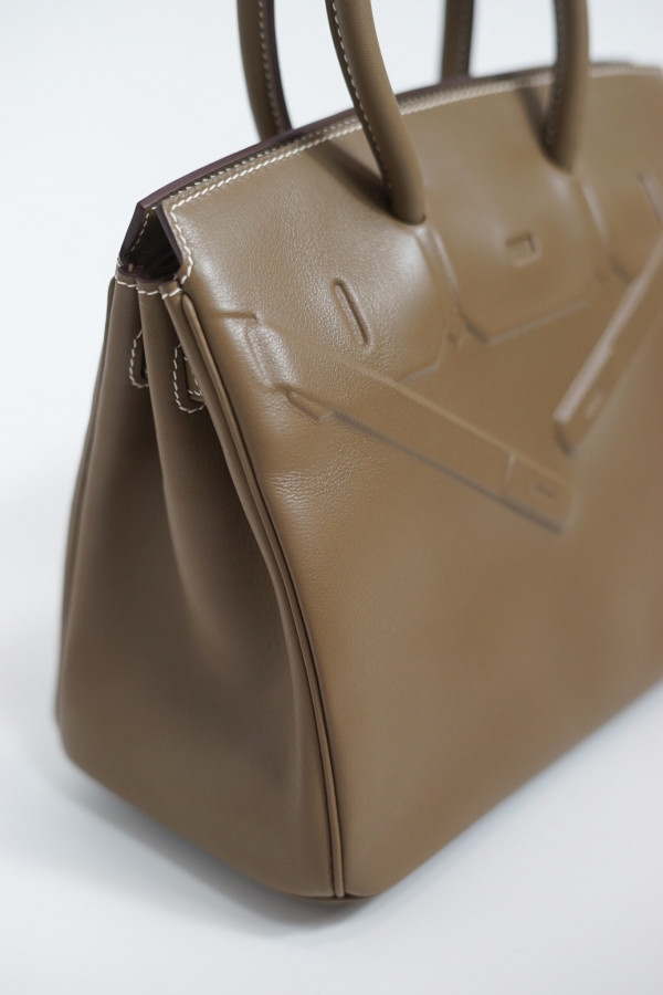 H**mes birkin shadow 25cm handmade