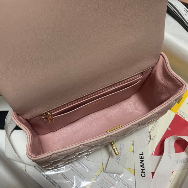 CL MINI FLAP BAG WITH TOP HANDLE