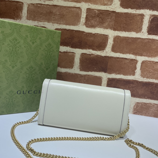 G*u*i diana chain wallet with bamboo
