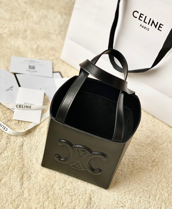 Ce**e cube bag cuir triomphe