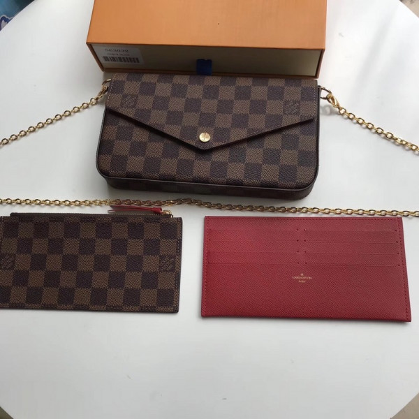 l**is V*t*n pochette felicie damier bag n63032