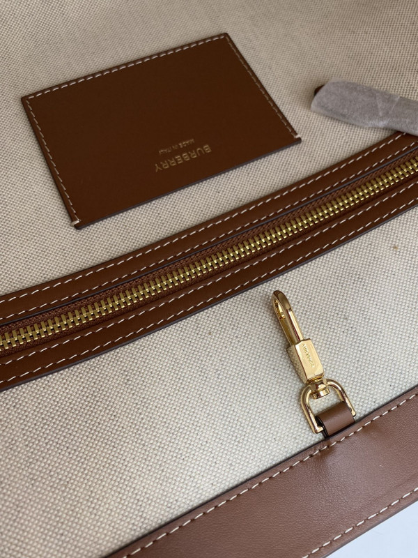 B**rry medium monogram motif leather tote