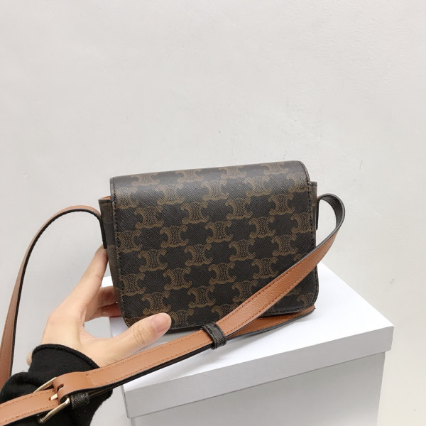 Ce**e nano triomphe bag in triomphe canvas