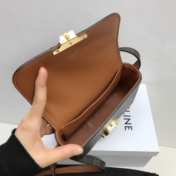 Ce**e nano triomphe bag in triomphe canvas