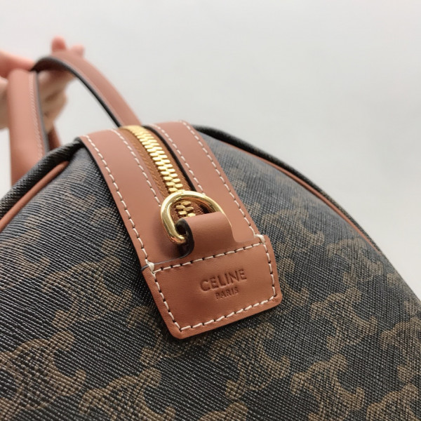 Ce**e boston bag in triomphe canvas