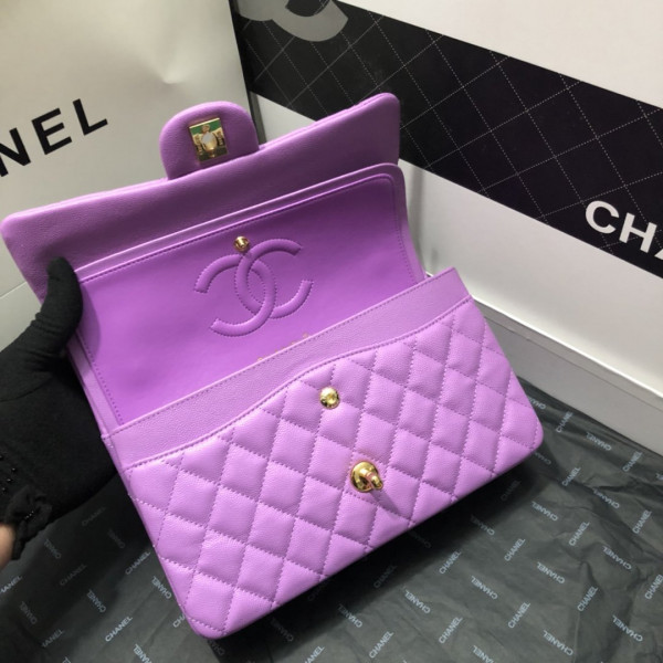 CL FLAP BAG CAVIAR