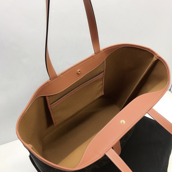 Ce**e medium cabas in triomphe canvas-32-18-31cm