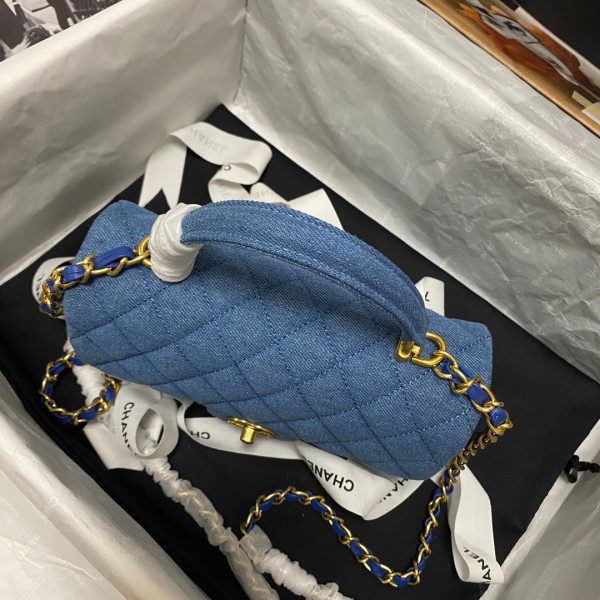 CL MINI FLAP BAG WITH TOP HANDLE