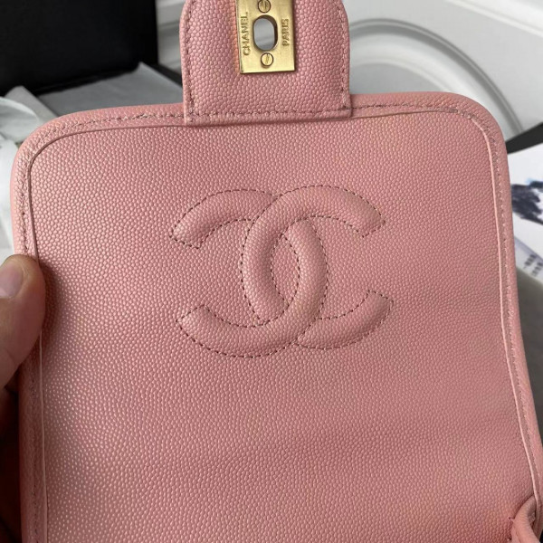 CL SMALL FLAP BAG WITH TOP HANDLE