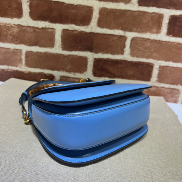 G*u*i small top handle bag with bamboo