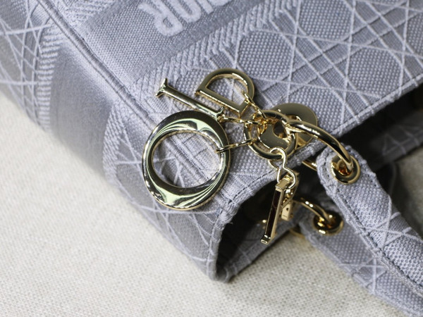 LADY D-LITE EMBROIDERED CANNAGE BAG