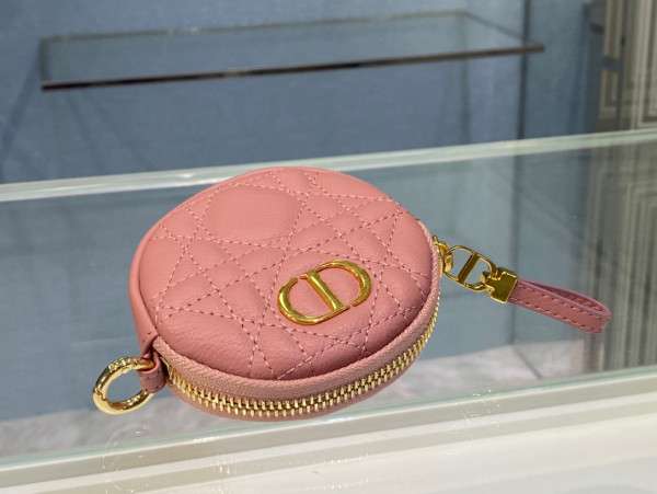 D*or detachable D*or caro round coin purse