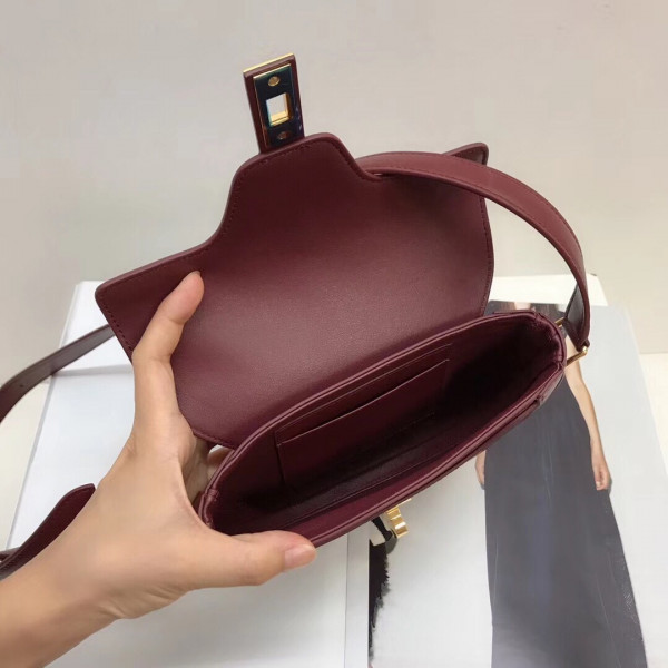 Ce**e small besace 16 bag in satinated calfskin