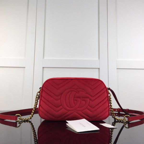 G*u*i gg marmont velvet small shoulder bag