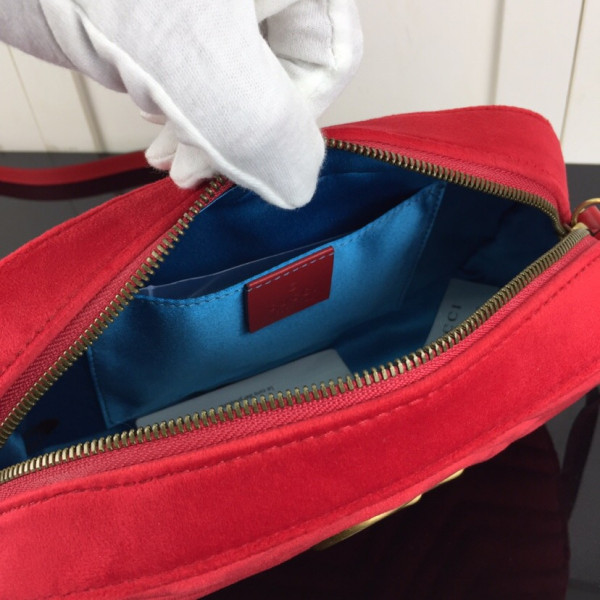 G*u*i gg marmont velvet small shoulder bag