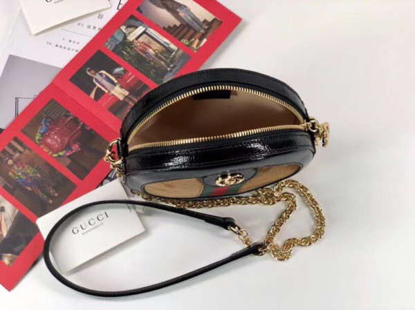 G*u*i ophidia mini gg round shoulder bag