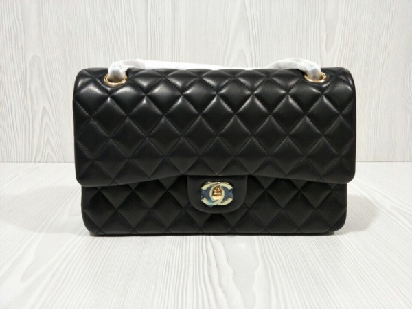 CL FLAP BAG LAMBSKIN