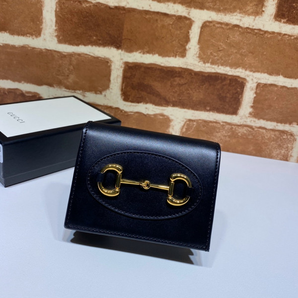 G*u*i horsebit 1955 card case wallet