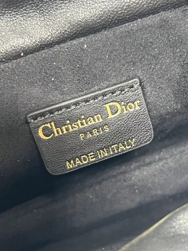 lady D*or top handle drawstring mini bag