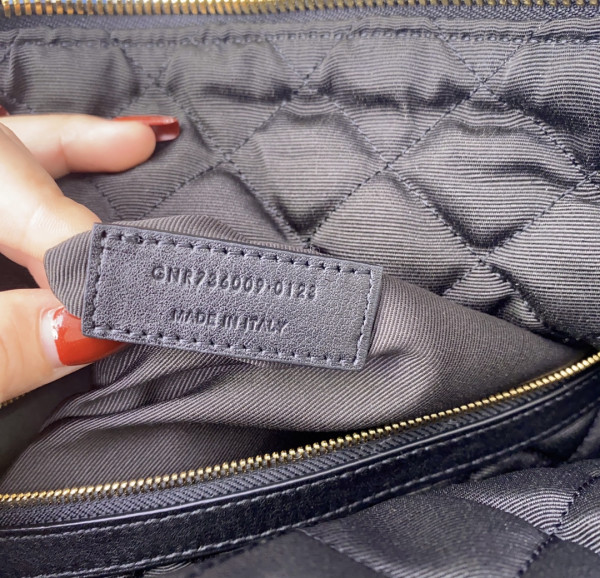 YSL ES GIANT TRAVEL BAG IN QUILTED LEATHER