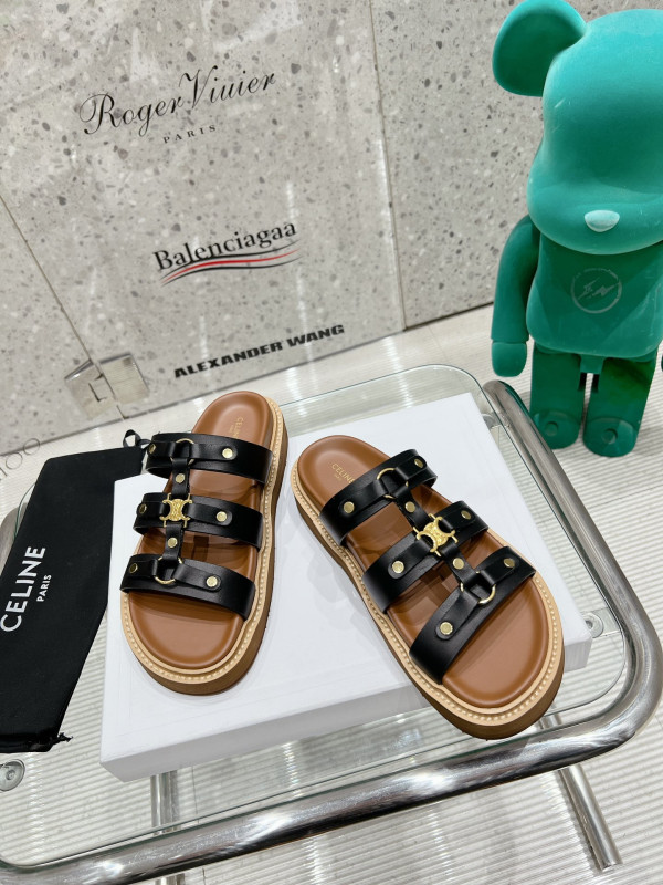 Ce**e slides tippi in calfskin