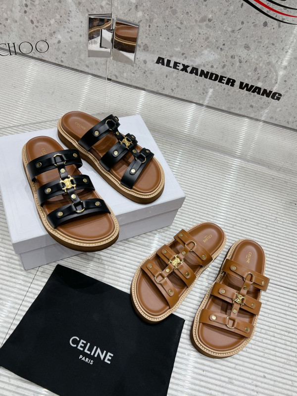 Ce**e slides tippi in calfskin