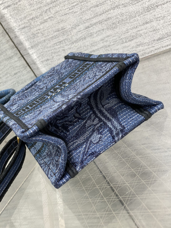 mini D*or book tote phone bag