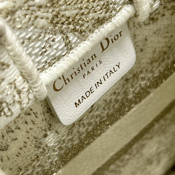 mini D*or book tote phone bag