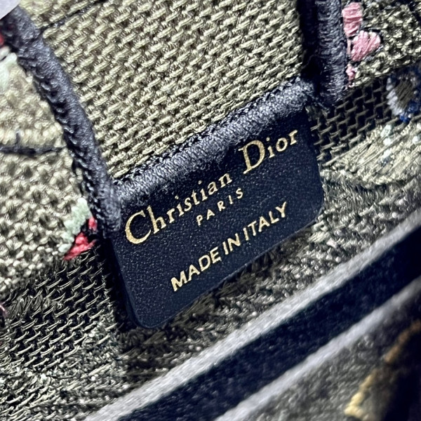 mini D*or book tote phone bag