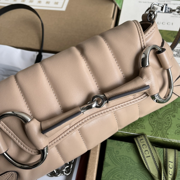 G*u*i horsebit chain small shoulder bag