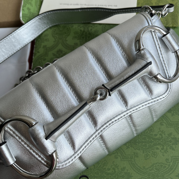 G*u*i horsebit chain small shoulder bag