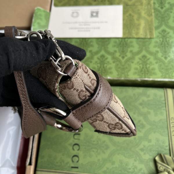 G*u*i horsebit chain small shoulder bag