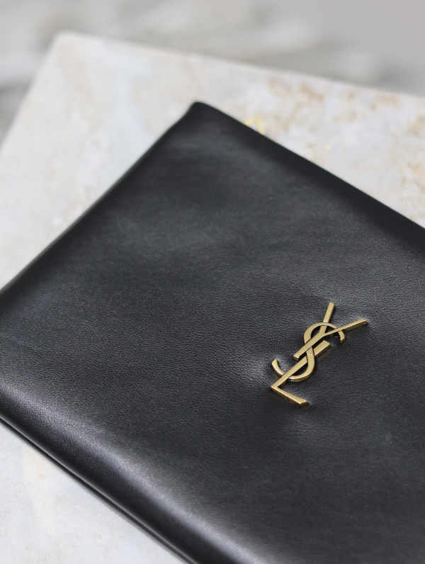 YSL CALYPSO SMALL POUCH IN LAMBSKIN
