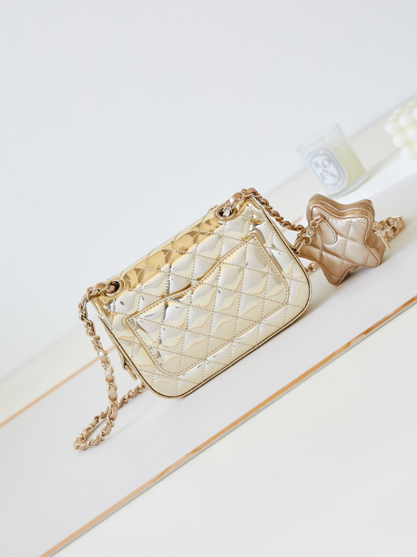 CL MINI FLAP BAG & STAR COIN PURSE