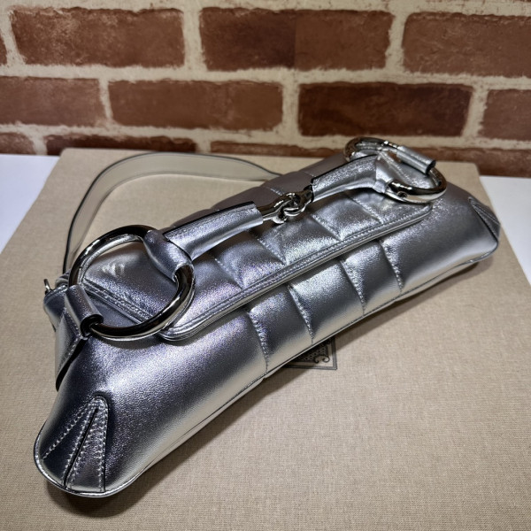 G*u*i horsebit chain big shoulder bag