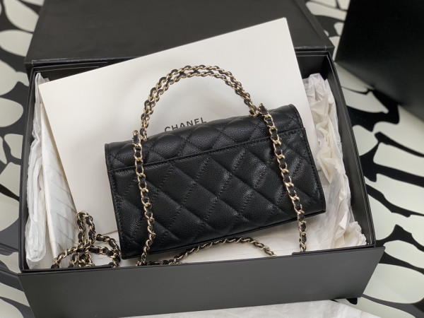 CL FLAP BAG WITH TOP HANDLE-18CM