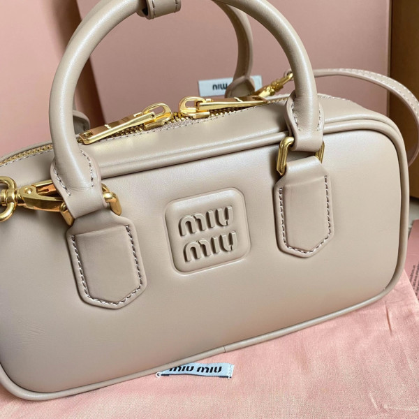 MIUMIU Arcadie leather bag-22X10.5X7.5Cm