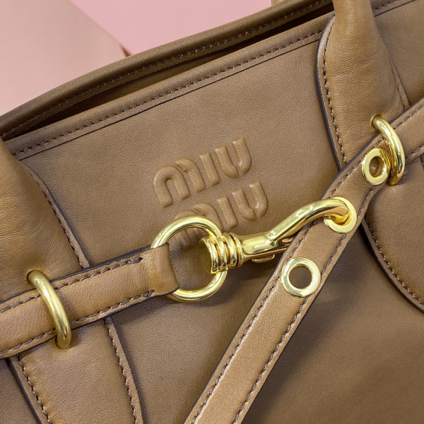 MIUMIU Aventure nappa leather bag